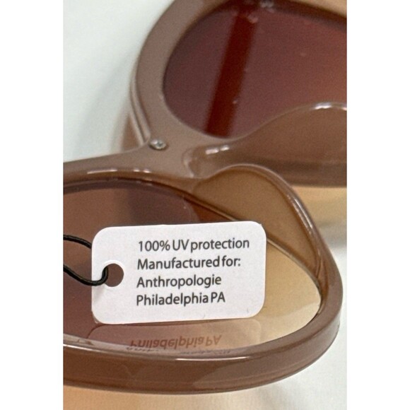 Anthropologie Ett:Twa Sunglasses Bastine 54 17 135 Taupe Soft Pouch Sunnies NWT main image 8
